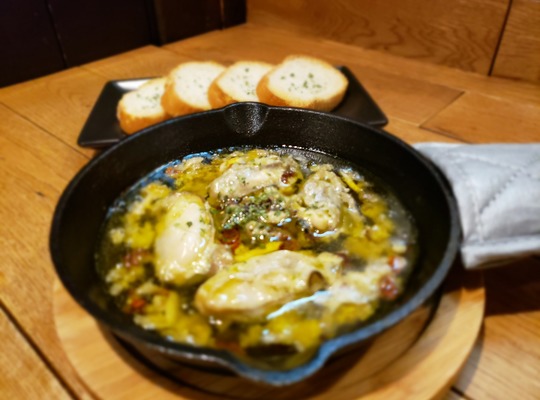 カキのアヒージョ